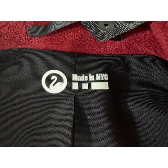 OUTLIER NYC Experiment 295 Extrafleece Top coat size M color burgundy NEW $888 - Picture 2 of 8